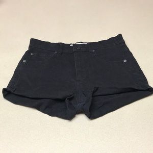 Black High Waisted Shorts
